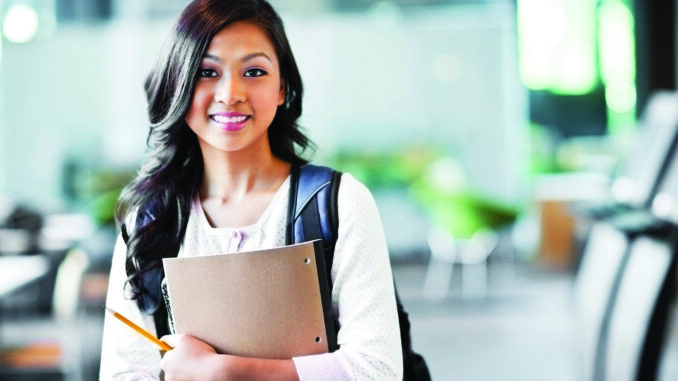 Asian college student