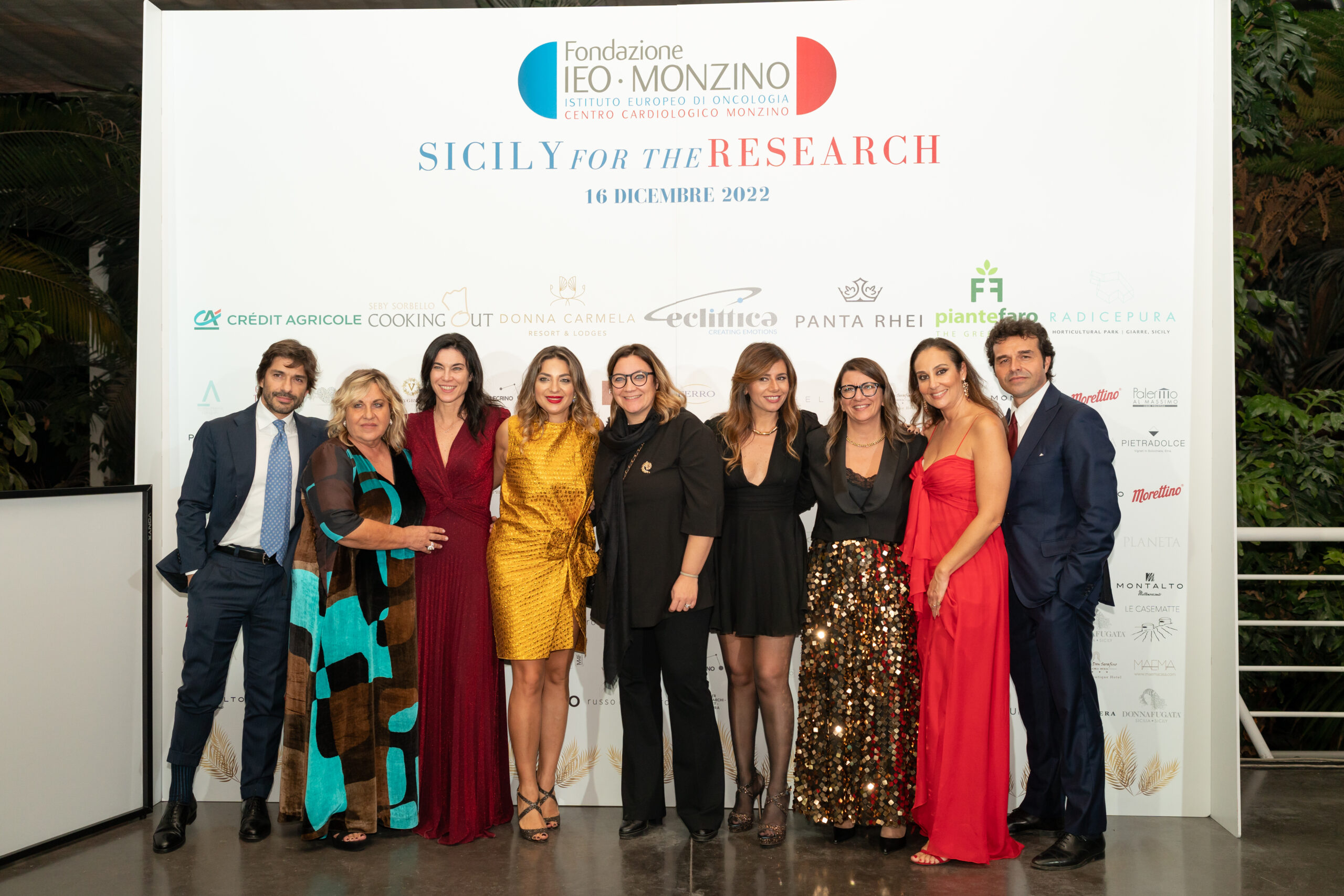 Prof. Giuseppe Petralia, Carmela Faro, Loredana Beatrici, Anna D’Urso Faro, Letizia Stracquadanio, Carla Maugeri, Mariagrazia Pulvirenti, Loredana Salvia, Mario Faro