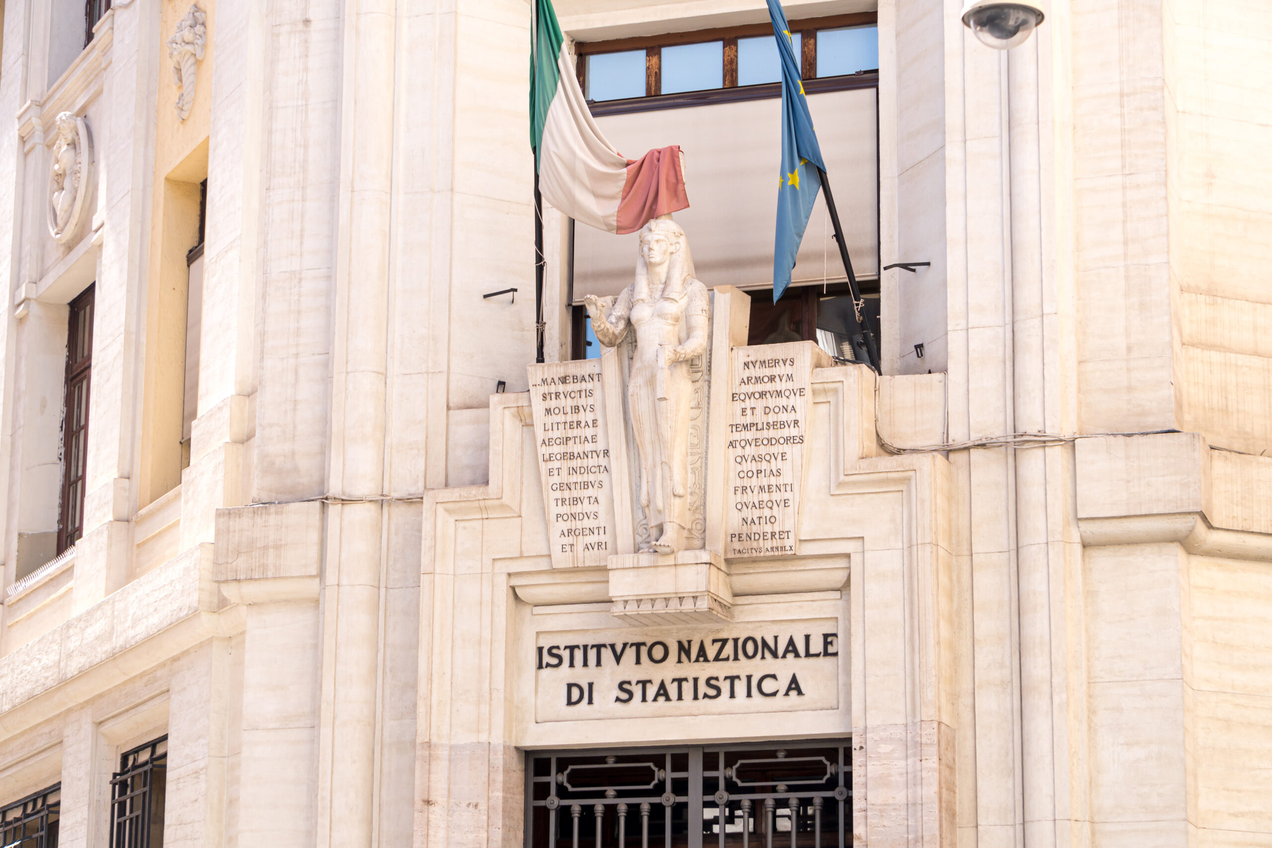 Rome, Italy – August 22, 2020: Exterior of the Istituto nazionale di statistica, Italian for National Institute of Statistics. Istat is the main producer of official statistics in Italy