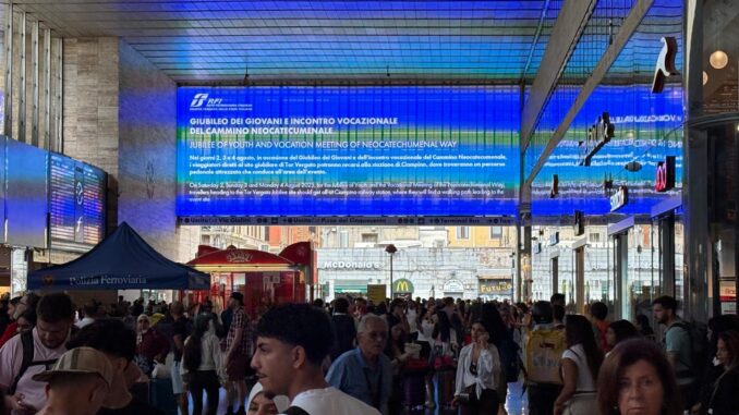 GIUBILEO DEI GIOVANI 2025 FS OLTRE 435MILA POSTI E 300 MEZZI PER LA MOBILITÀ DA E PER ROMA (2) (002)
