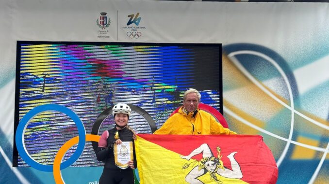 la consigliera di Livigno Marina Claoti con Leonardo Cavazzi - 2 (002)