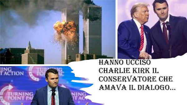 HANNO UCCISO CHARLIE KIRK IL CONSERVATORE CHE AMAVA locandina (002)