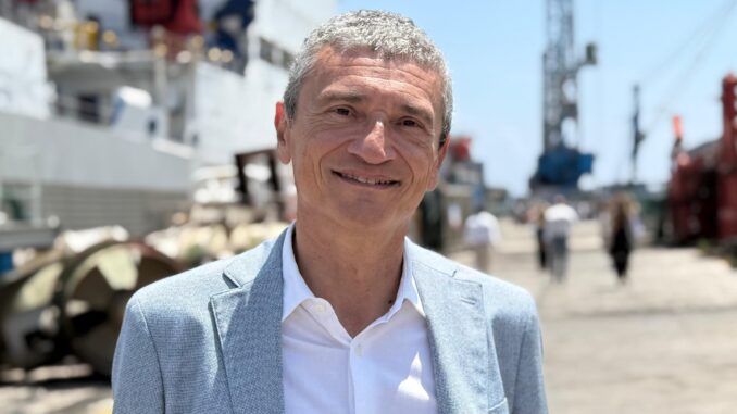 Il presidente ADSP Francesco Di Sarcina (002)