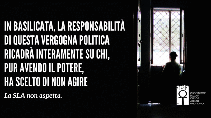 La SLA non aspetta. La responsabilità di questa vergogna politica ricadrà interamente su chi pur avendo il potere ha scelto di non agire (002)