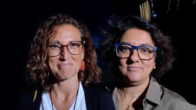 Le giornaliste Ornella Sgroi e Laura Silvia Battaglia (002)